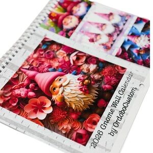 2026 Gnome Wall Calendar
